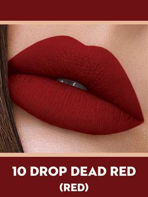 Buy Online Sugar Smudge Me Not Liquid Lipstick 10 Drop Dead Red Red From Lips For Women By Sugar Cosmetics For 499 At 0 Off 2021 Limeroad Com