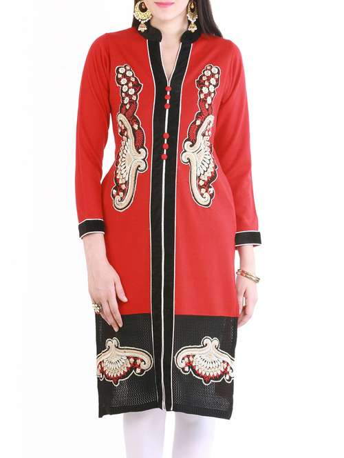 shree woolen kurtis