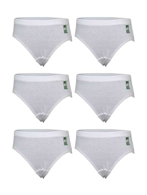 Buy online White Cotton Briefs from innerwear & thermals for Women by