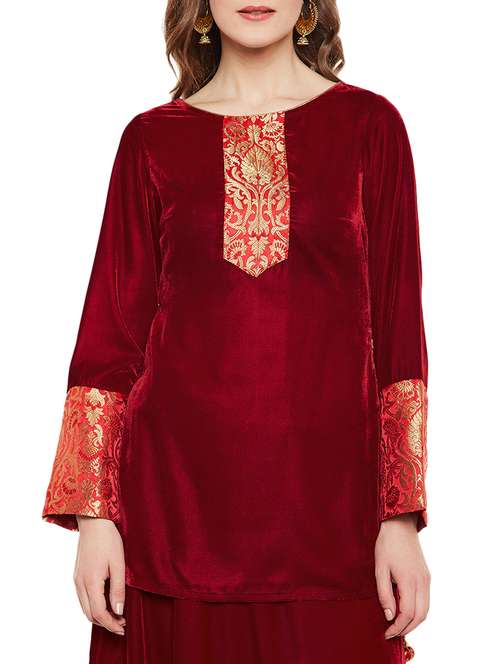 limeroad winter kurtis