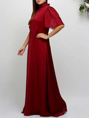 knotted back maxi dress - 14478496 -  Standard Image - 1