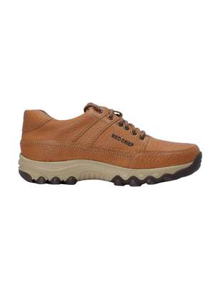 Red Chief Brown Leather Lace Up Shoes 