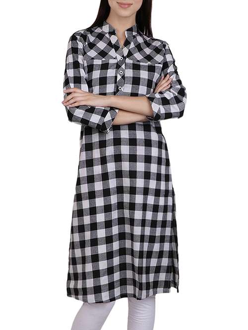 limeroad check kurtis