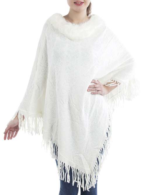 woolen poncho dress