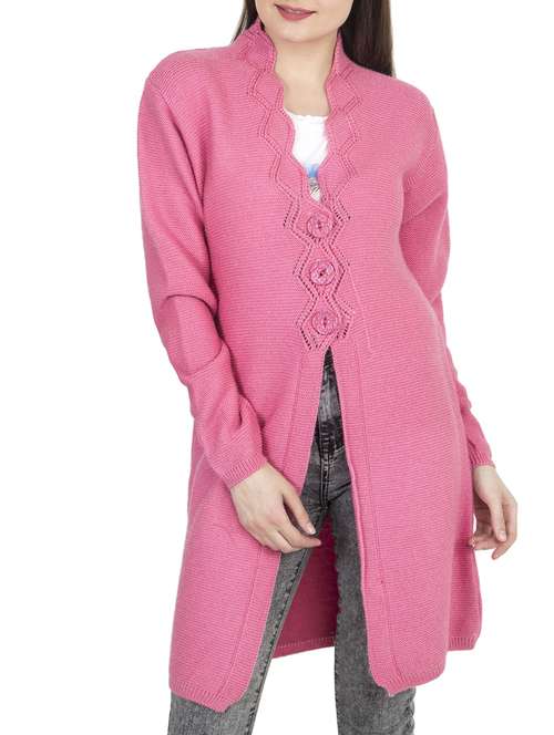 Pink Woolen Shrug from capes \u0026 shrugs 