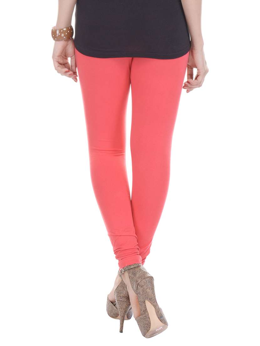 Buy online Orange Solid Leggings from Capris & Leggings for Women by Glorious for ₹310 at 69