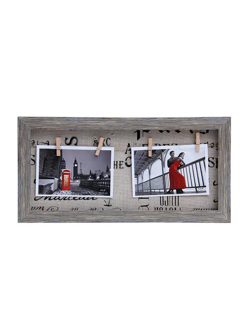 Grey Wooden Designer Collage Photo Frame 2