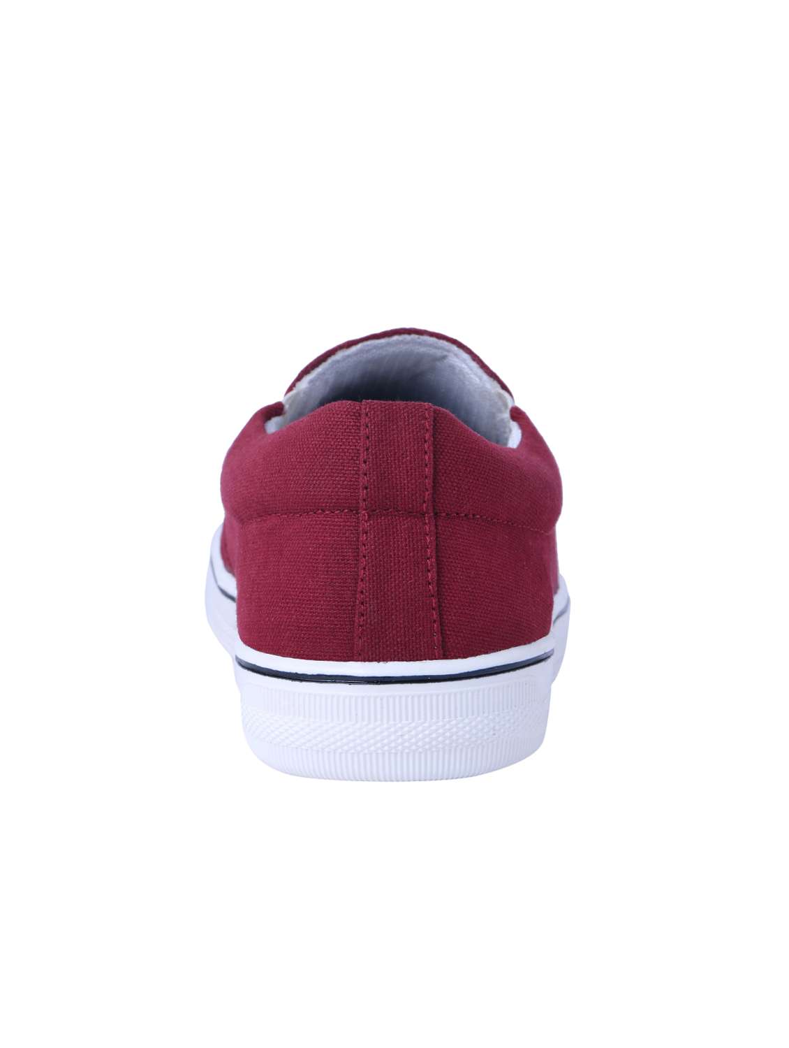 Maroon Canvas Casual Slipon