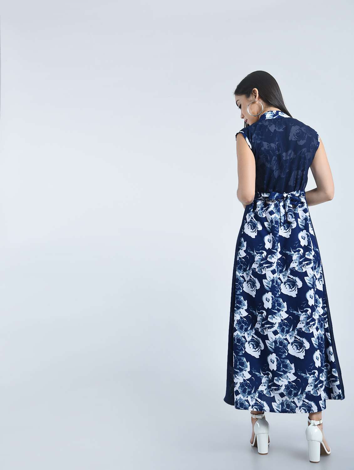 Women's Layered Floral Dress