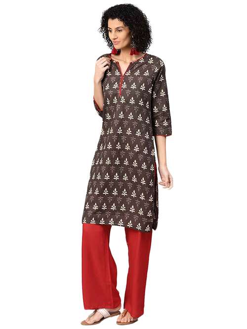 Kurta palazzo suit sets for teenagers