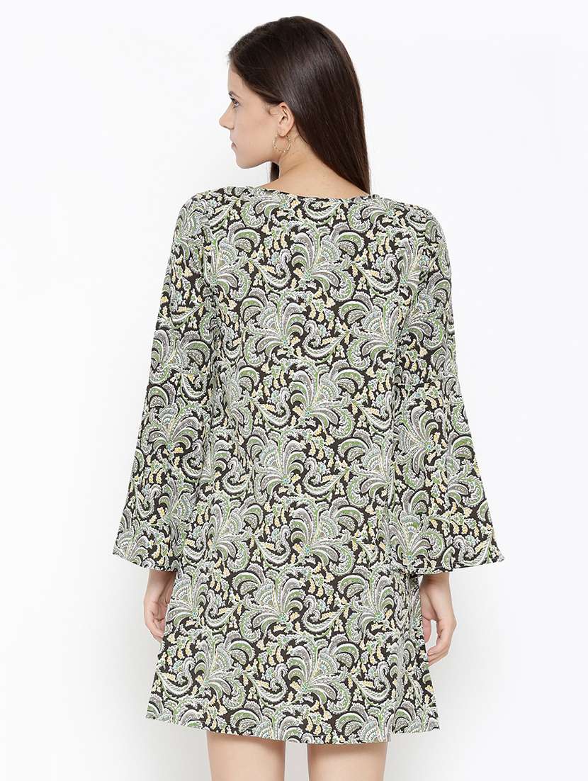 damask shift dress