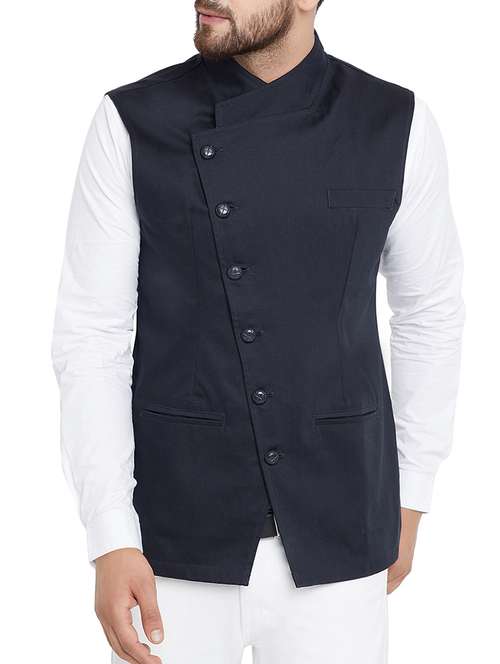 side button nehru jacket