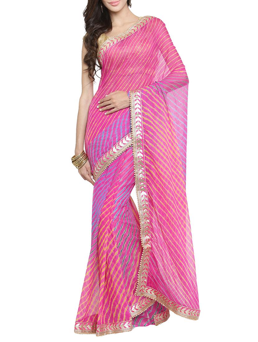 bridal gota patti saree