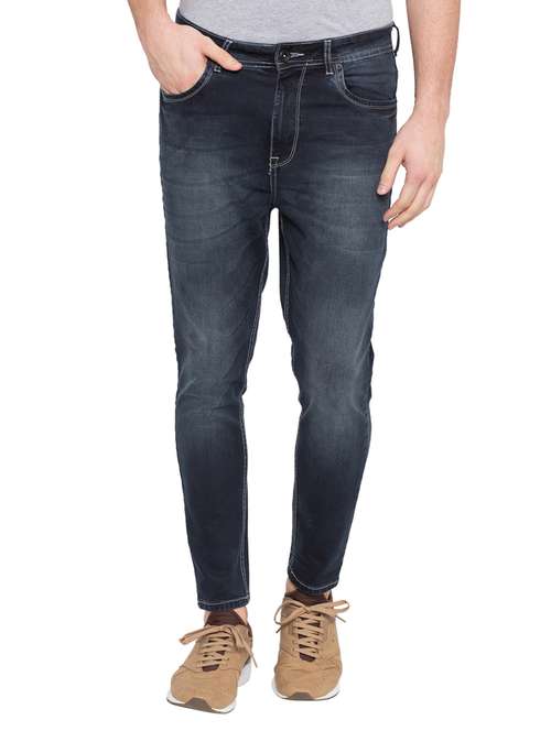 Buy online Blue Light Washed Jeans from 