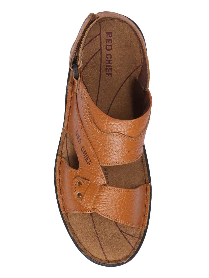 red chief tan sandals