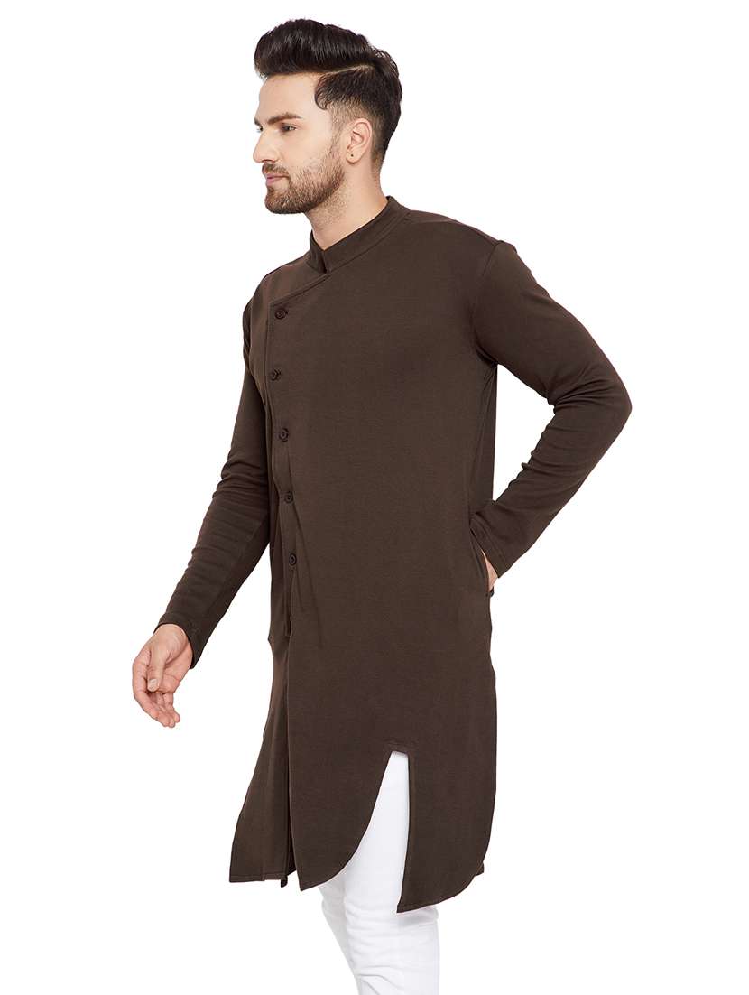 asymmetric kurta manyavar