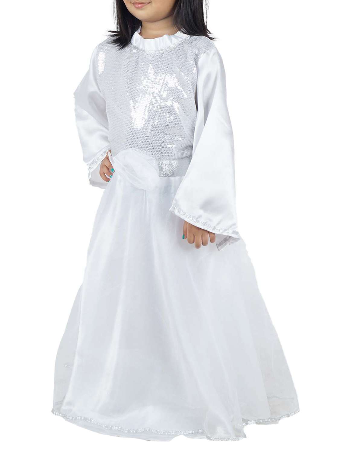 White Cotton Blend Costume