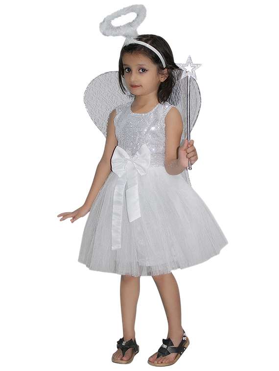 White Polyester Costume