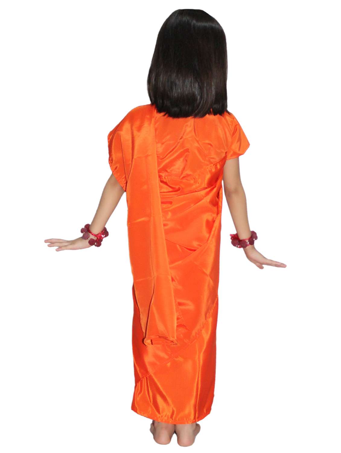 Orange Polyester Costume