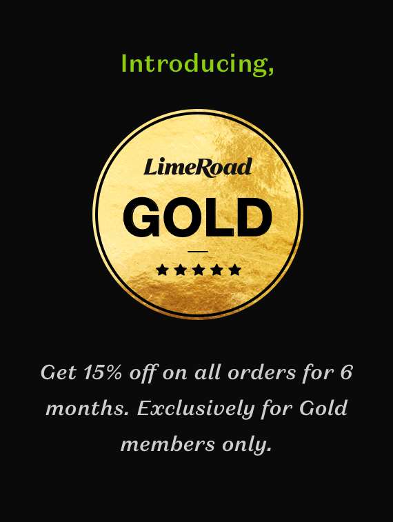 Buy online Limeroad Gold from for Women by Limeroad Gold for ₹249 at 0