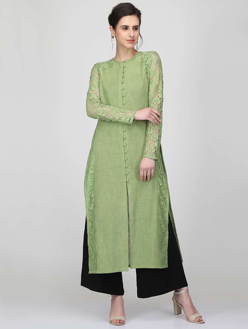 long straight kurta