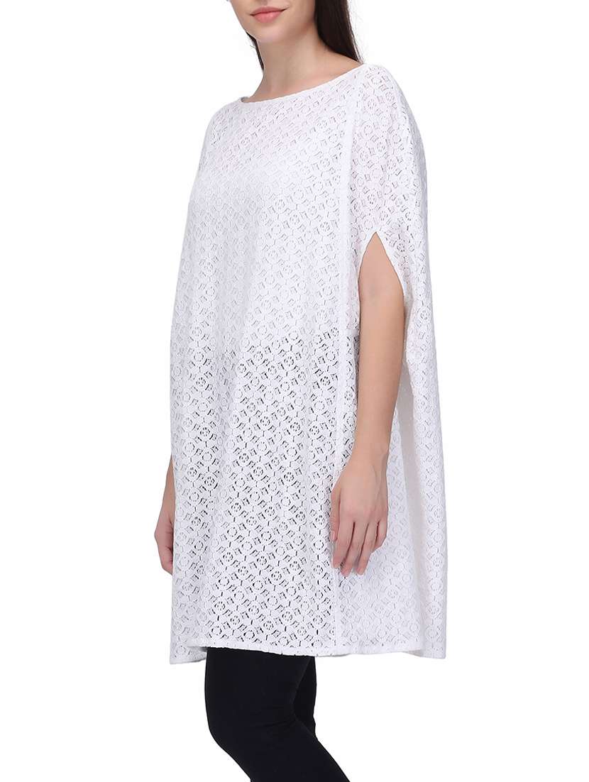 Dolman Sleeved Laced Tunic