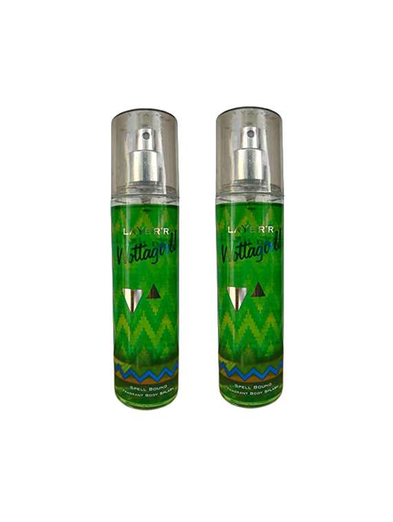 Buy Online Layer R Wottagirl Spell Bound Body Spray 135ml Pack Of 2 From Fragrances For Women By Layerr For 390 At 0 Off 21 Limeroad Com