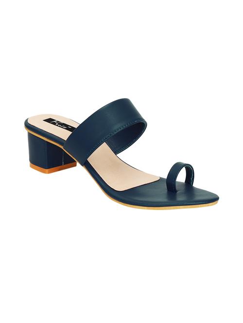 Navy One Toe Sandals