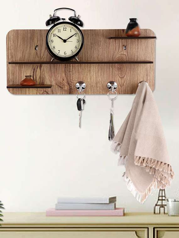 Buy Online Sehaz Artworks Decorative Wall Shelves For Keys Ws Akin