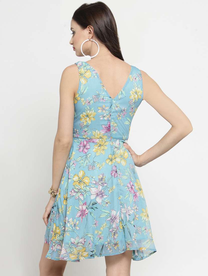 Women's Fit & Flare Floral Dress