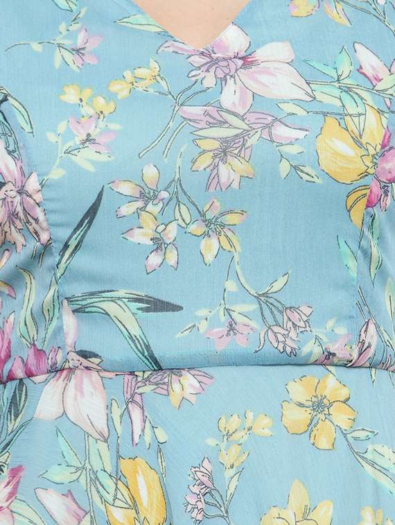 Women's Fit & Flare Floral Dress