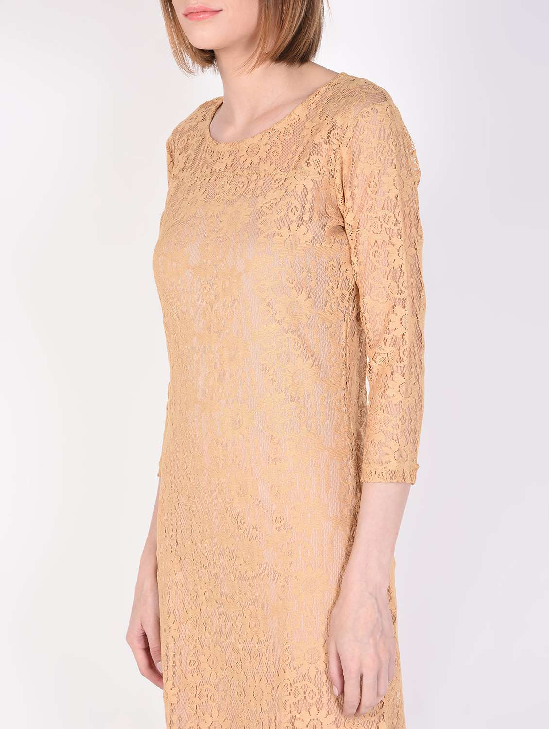 Floral Laced Sheath Dress