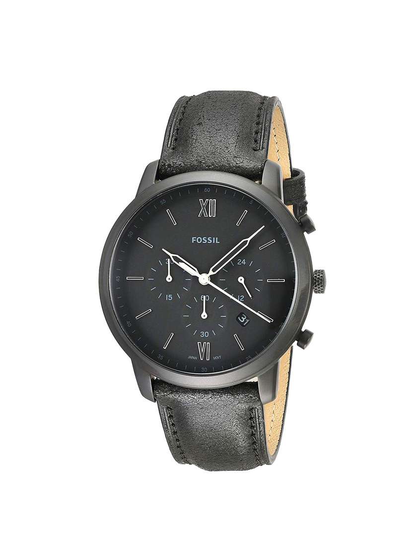 Buy online Fossil Neutra Analog Black Dial Men's Watch-fs5503 from Watches for Men by Fossil for 