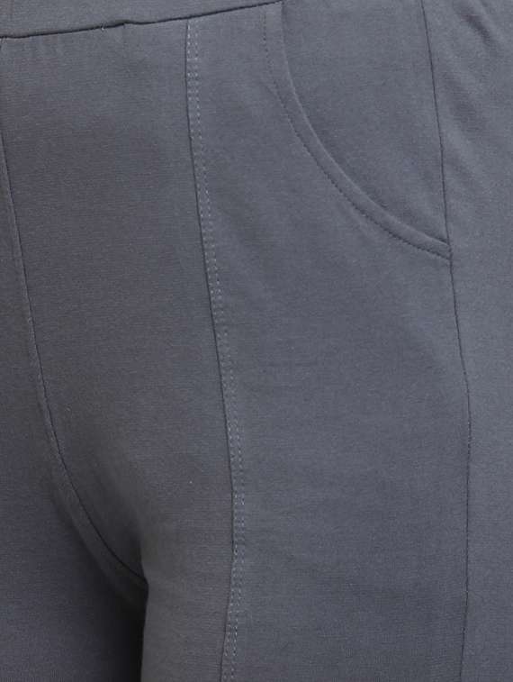 High Rise Solid Jeggings