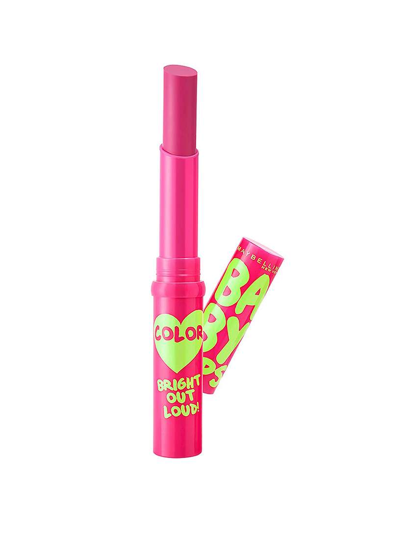 Buy online Maybelline New York Bright Out Loud Baby Lips, Pink Alert