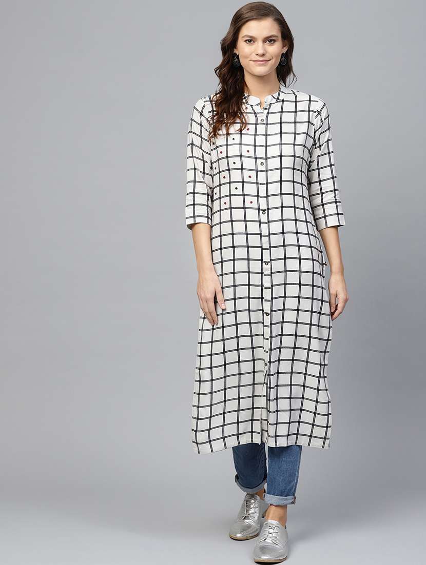 limeroad check kurtis