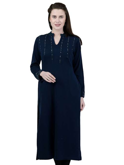 limeroad winter kurtis