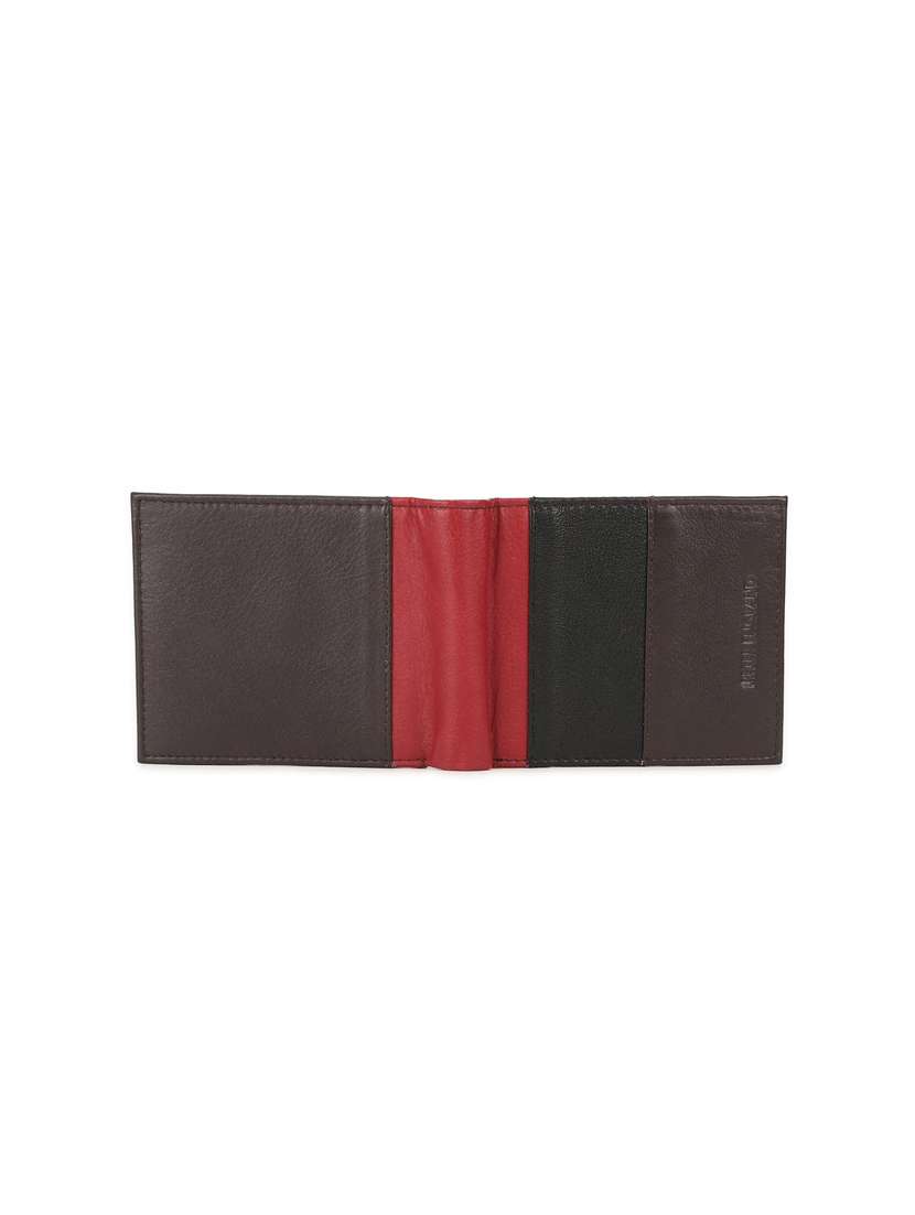 Brown Leather Belt With Wallet