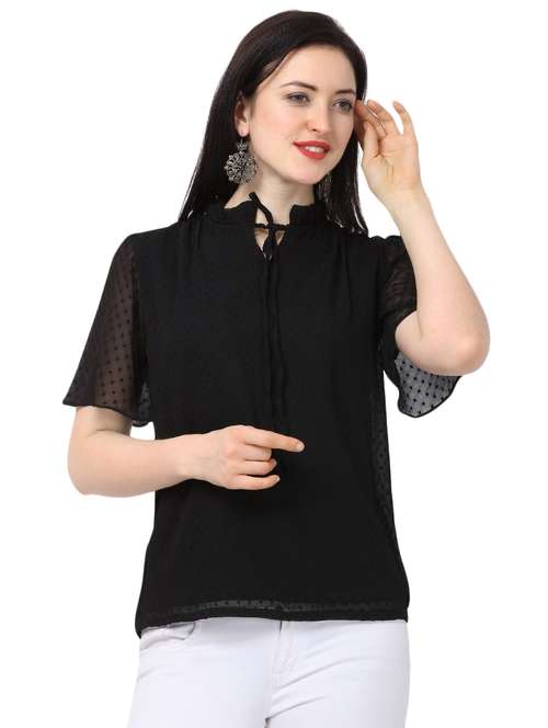 chiffon tops for jeans