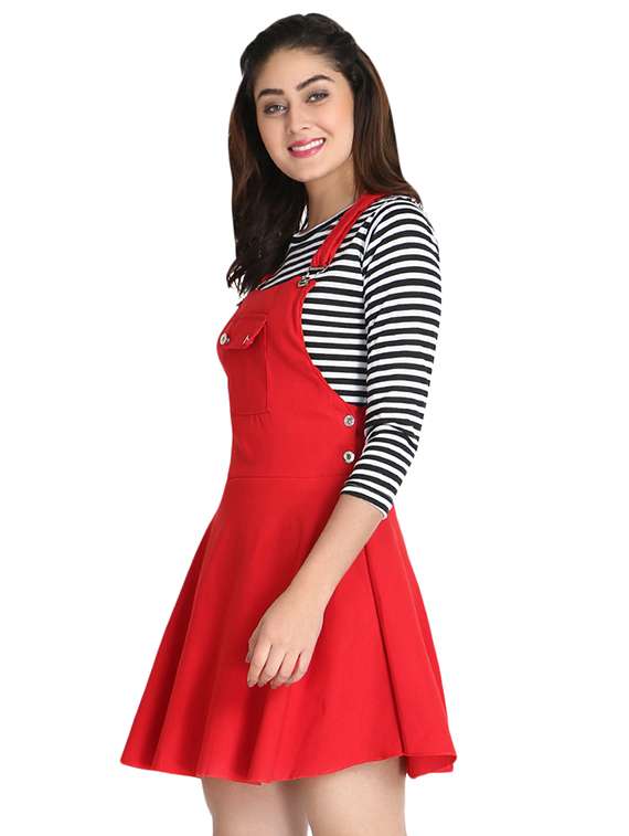 dungaree dress limeroad
