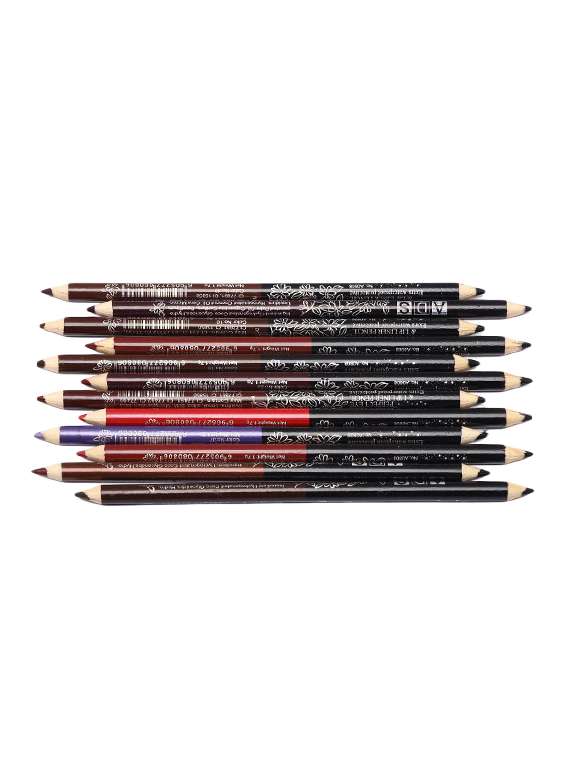 Ads 2in1 Pack Of 12 Eyeliner And Lipliner Pencils