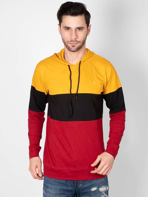 Multi Color Block Cut \u0026 Sew Hooded 