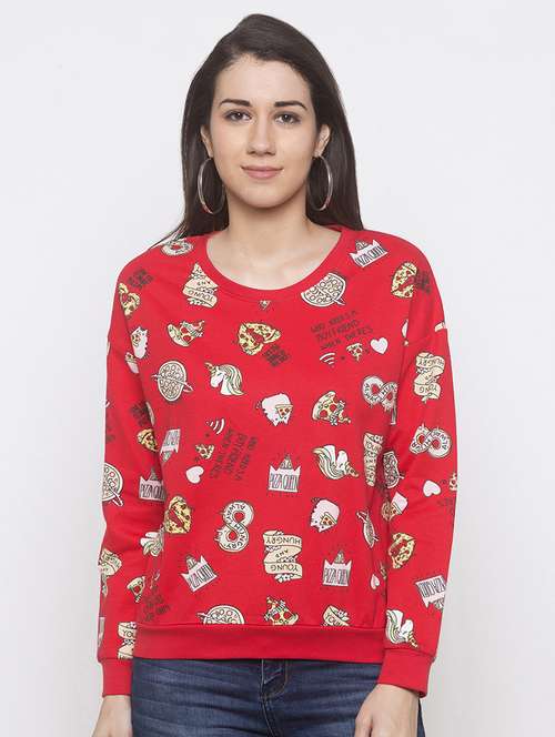 Buy online Round Neck Quirky Pullover from Cardigans u0026 Pullovers for Women  by Globus for ₹399 at 60% off | 2023 Limeroad.com