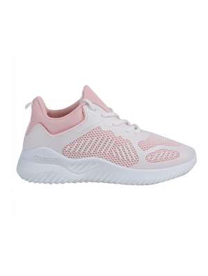 pink mesh sneakers