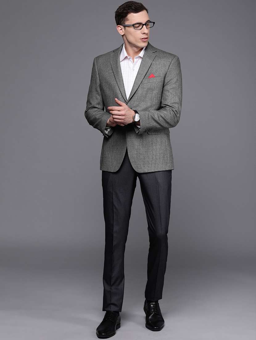 light grey casual blazer