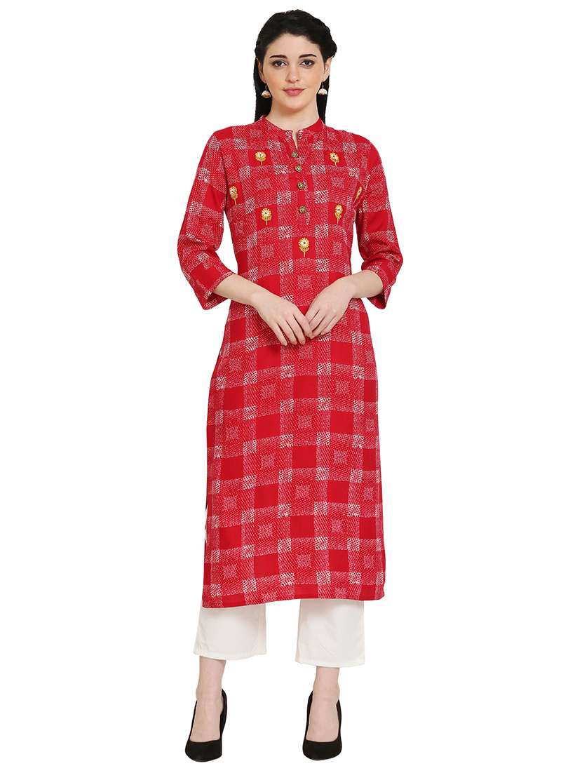 limeroad check kurtis