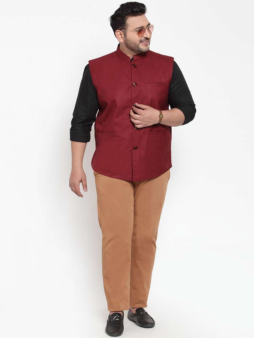 plus size nehru jacket