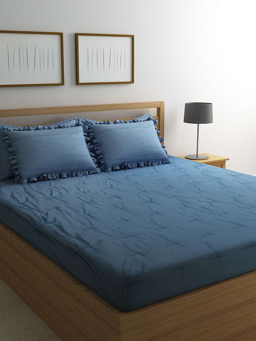 Buy Online Just Us Luxury Bed Linen Super King 8048571 Dark Night From Bed For Unisex By Portico New York For 5423 At 23 Off 2020 Limeroad Com limeroad