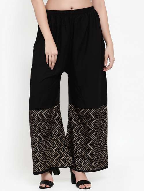 Buy online High Rise Flared Palazzo 