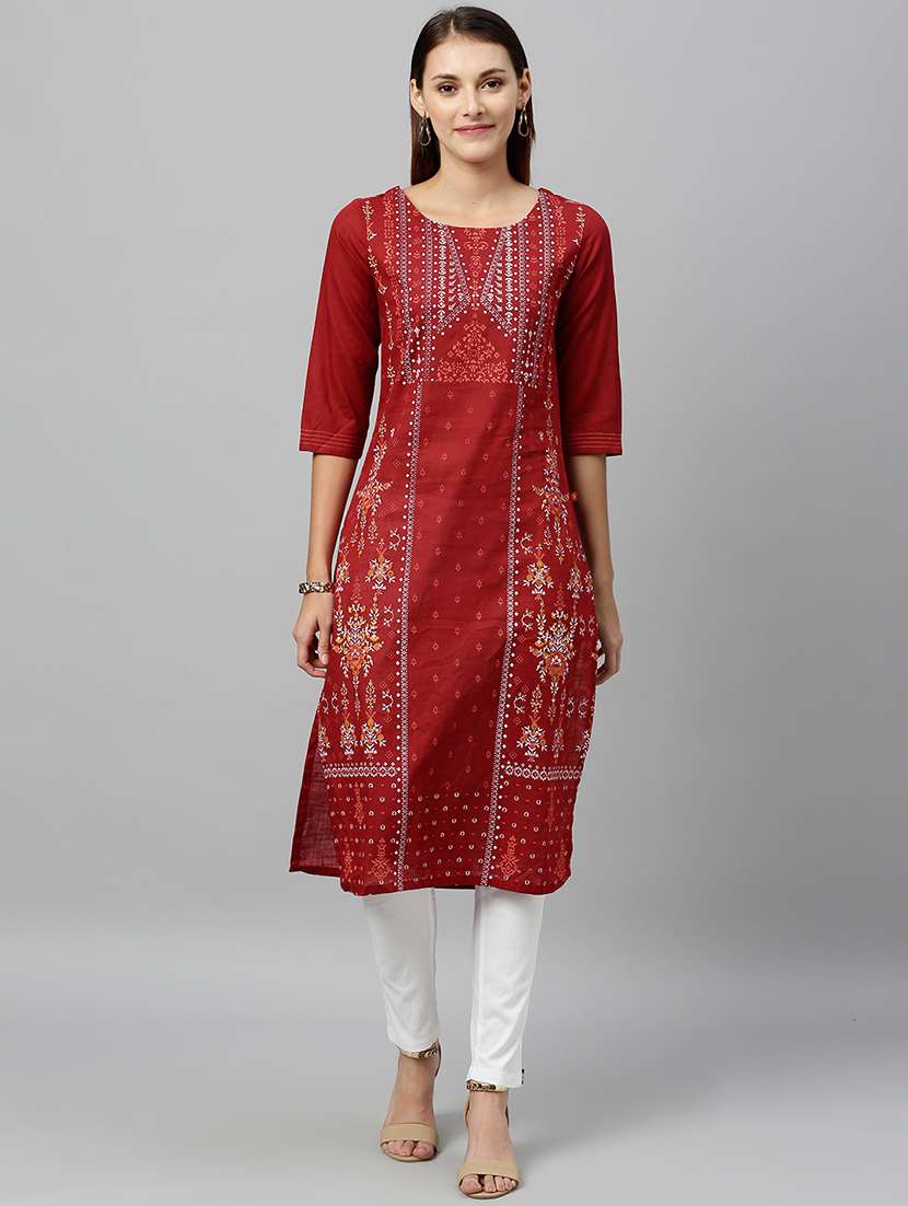 Floral Straight Kurta